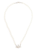 Silver White Pearl Necklace 1