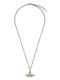 Silver Orb Pendant Necklace 1