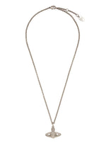 Silver Orb Pendant Necklace 1