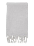 Grey Fringed Scarf 1