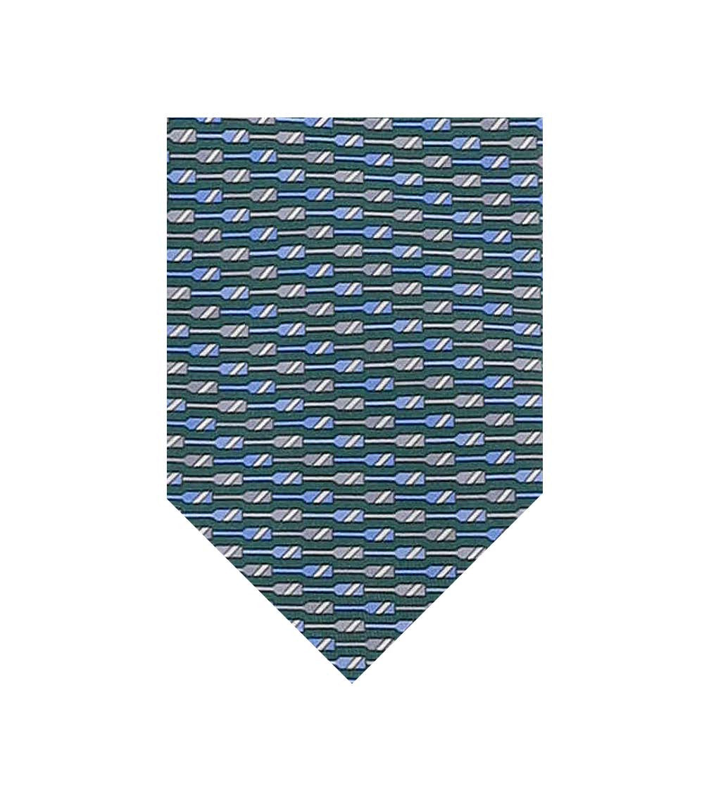 Green Geometric Tie 1