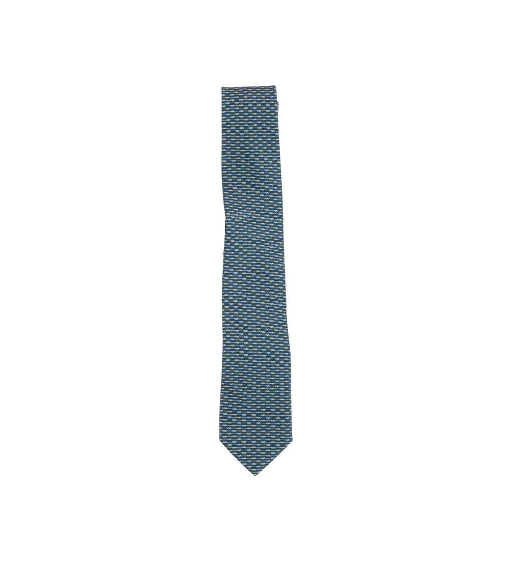 Green Geometric Tie 2