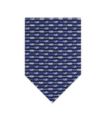 Blue Printed Tie 1