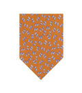Orange Printed Tie 1