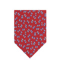 Red Printed Tie 1