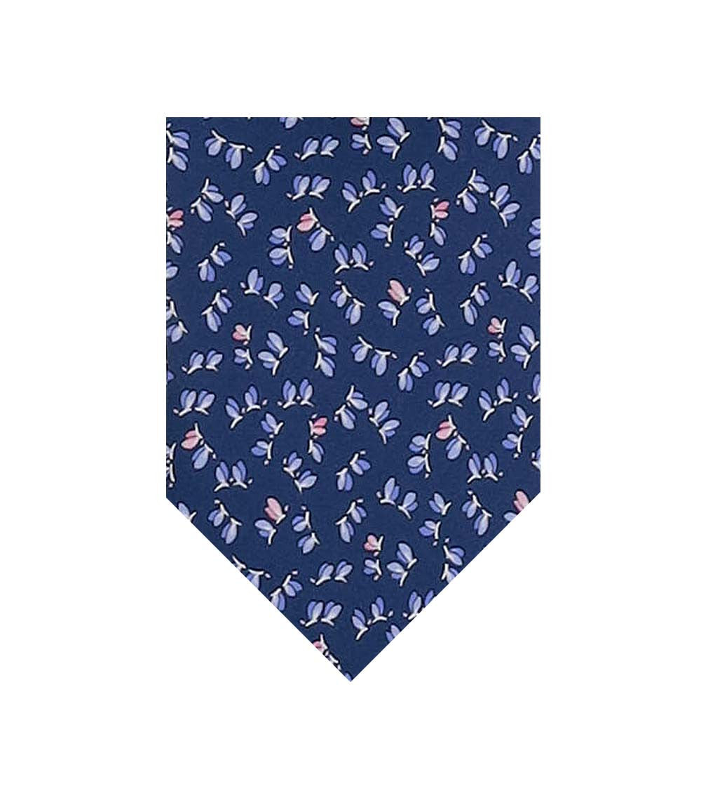 Blue Printed Tie 1