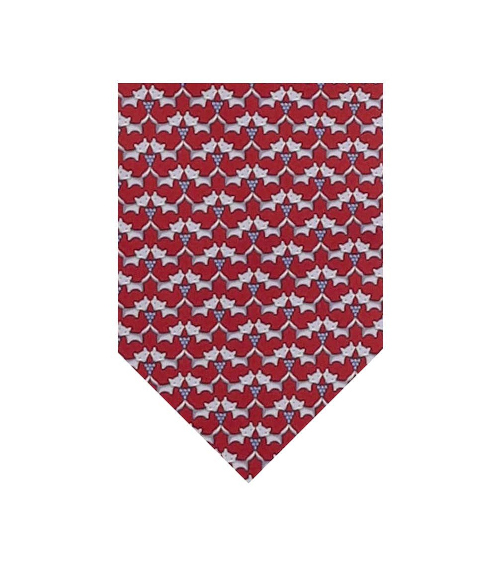 Red Graphic Tie 1