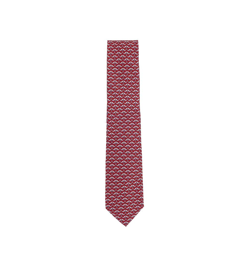 Red Graphic Tie 2