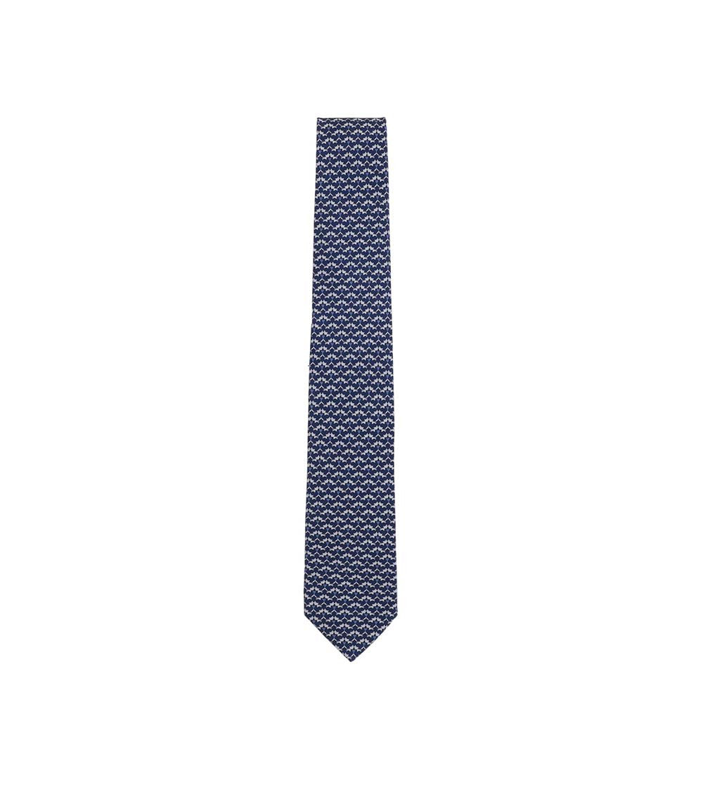 Blue Graphic Tie 2
