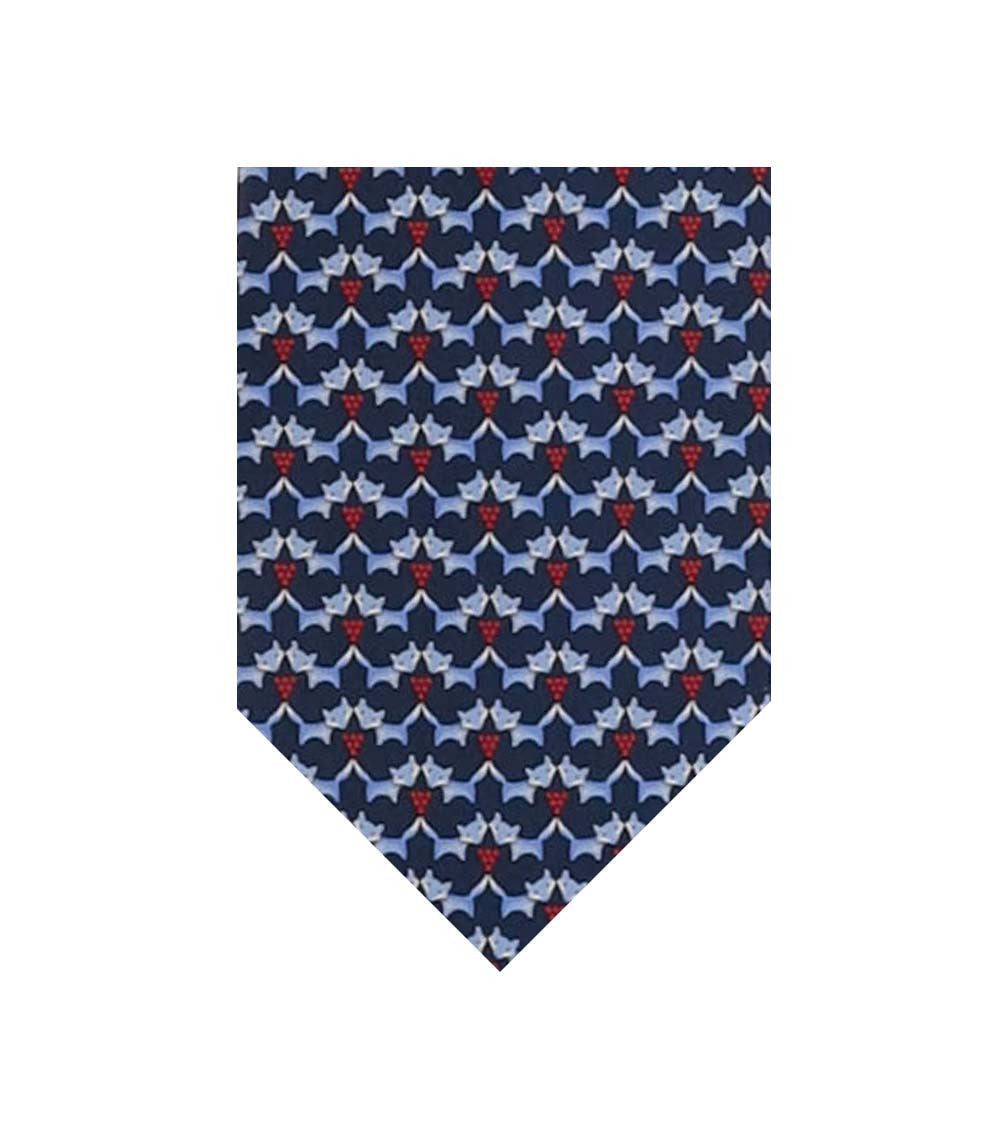 Blue Graphic Tie 1