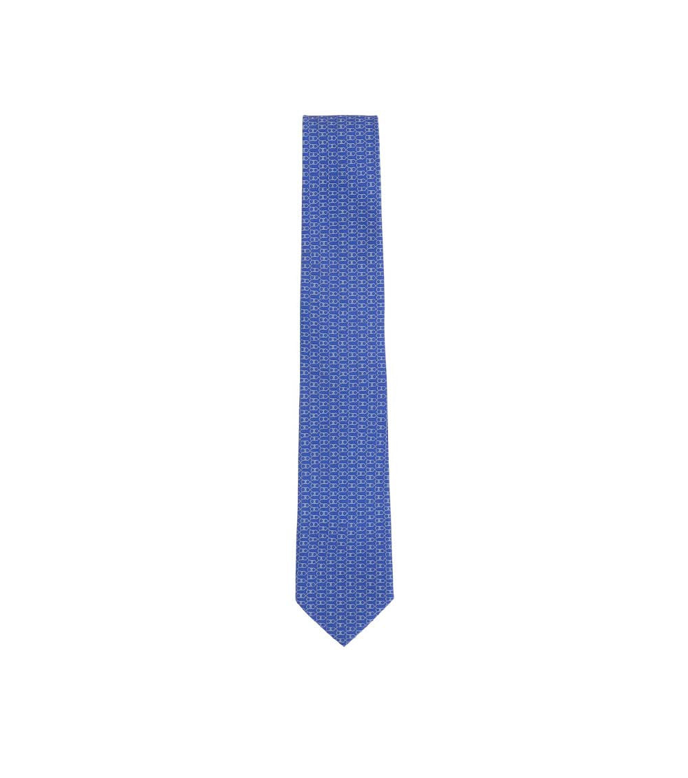 Light Blue Gancini Tie 2