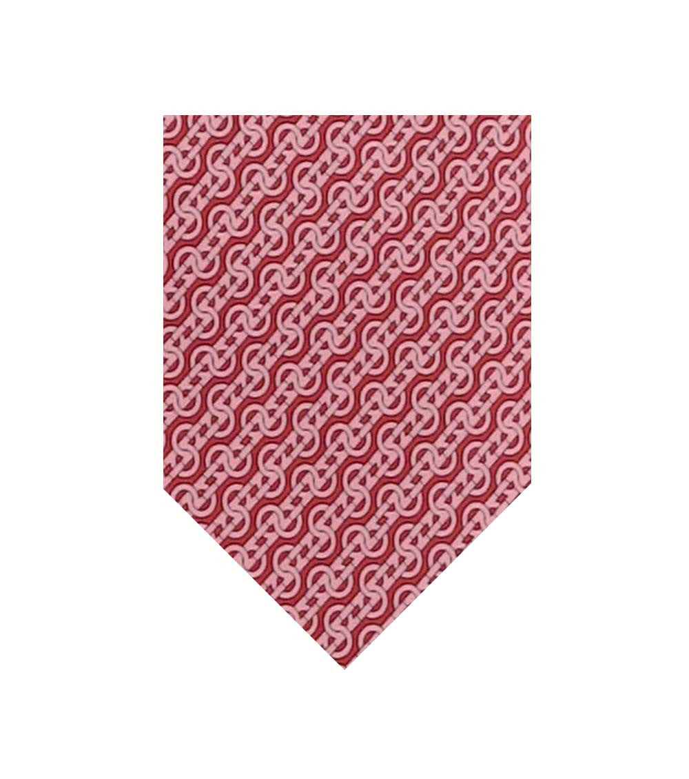 Red Printed Tie 1