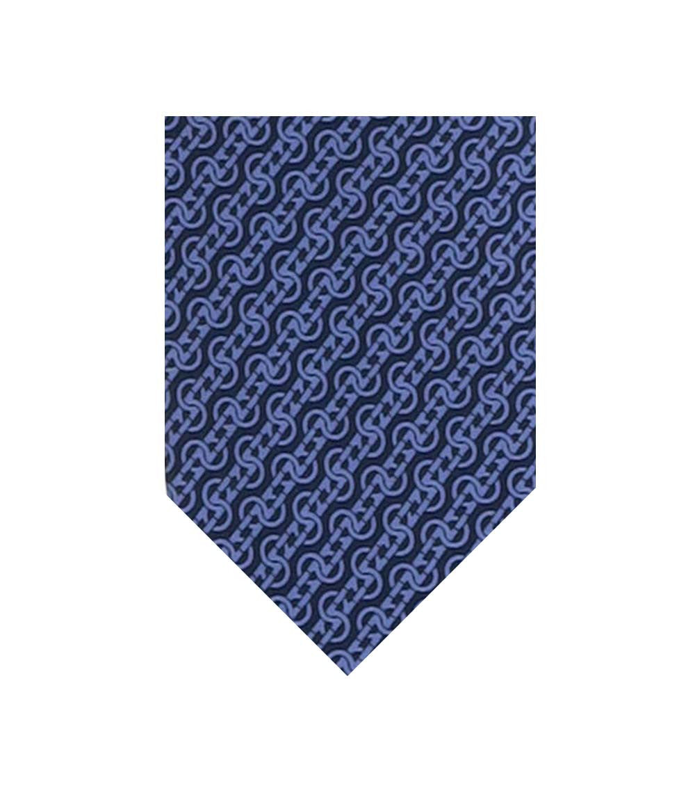 Blue Geometric Tie 1