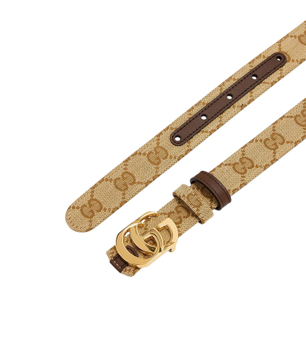 Beige GG Buckle Belt 3