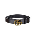 Black GG Buckle Belt 1