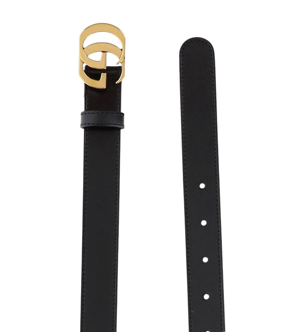 Black GG Buckle Belt 2