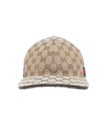 Beige GG Logo Baseball Cap 1