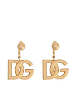 Golden DG Logo earrings 1