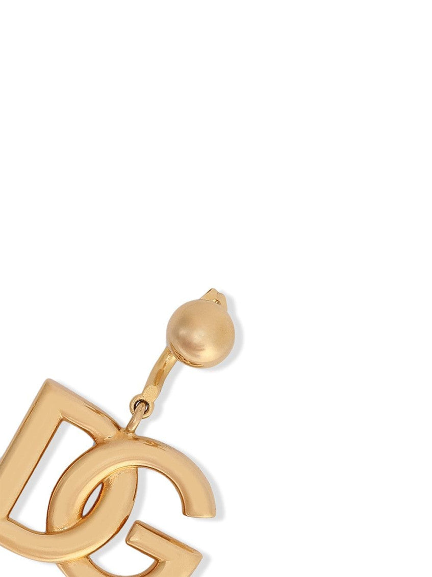 Golden DG Logo earrings 2