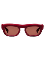 Red Oval Sunglasses 1