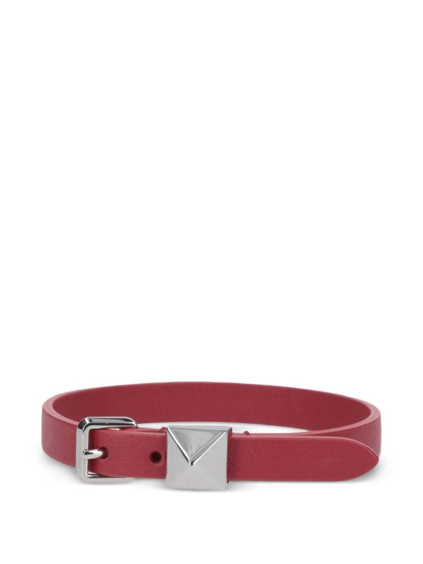 Red Classic Textured Belt 1
