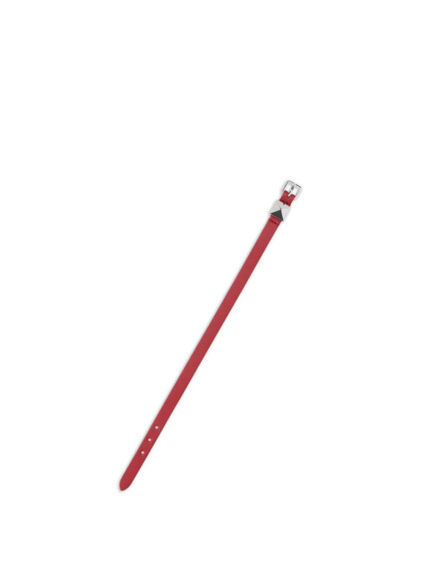 Red Classic Textured Belt 2