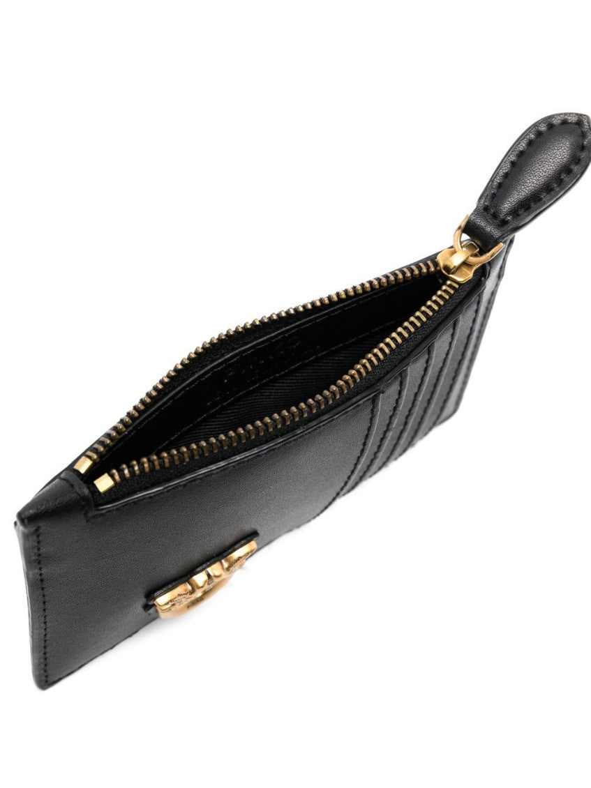 Black Logo Card Holder 2