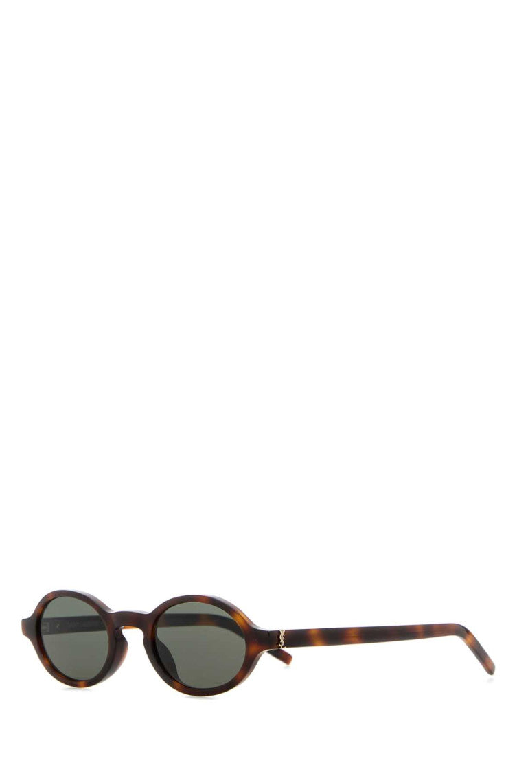 Brown Oval Sunglasses 2