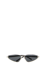 Silver Cat Eye Sunglasses 1