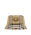 Beige Check Bucket Hat 1