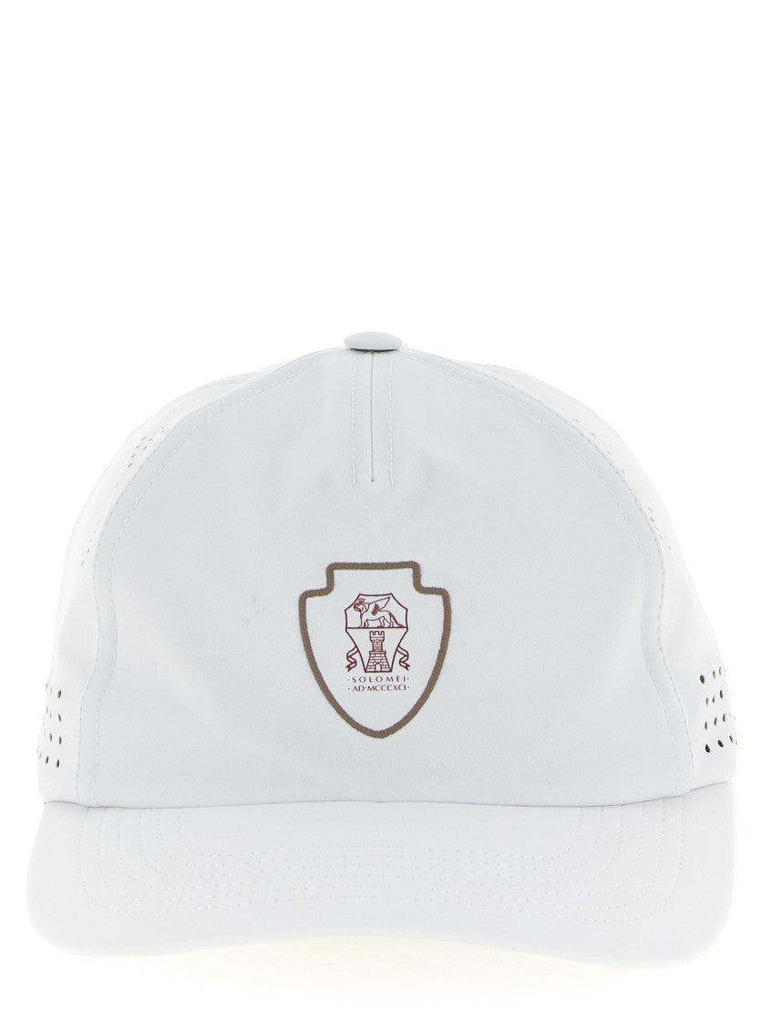 White Logo Baseball Hat 1