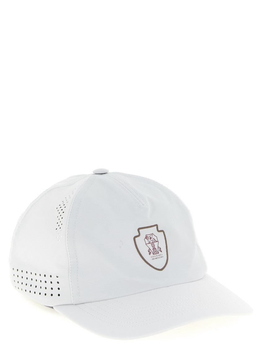 White Logo Baseball Hat 2