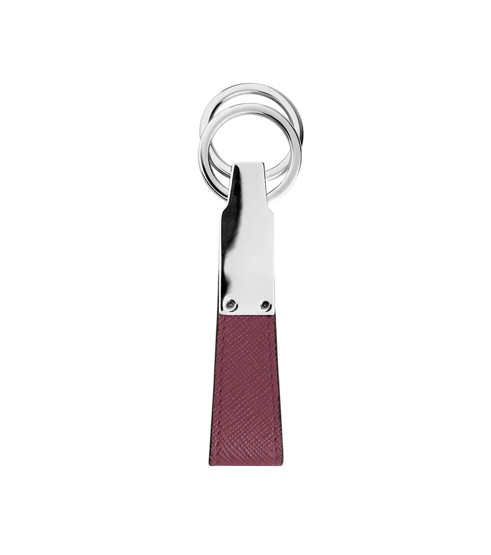 Burgundy Red Logo Key Holder 2