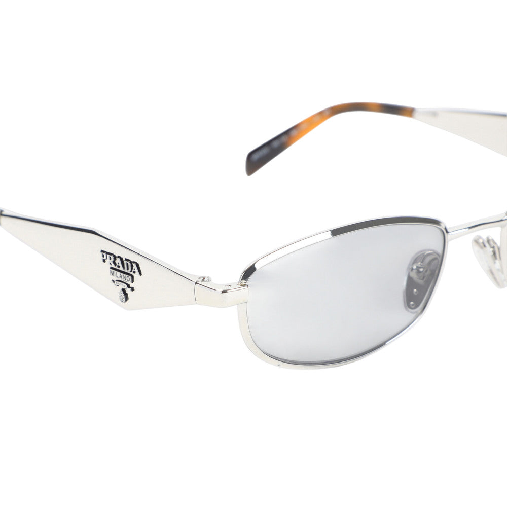 Silver Oval Logo Sunglasses 3