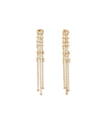 Golden Chain Dangler Earrings 1
