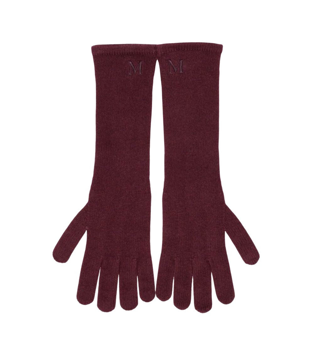Burgundy Red Logo Gloves 1