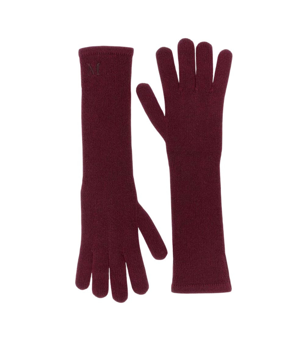 Burgundy Red Logo Gloves 2