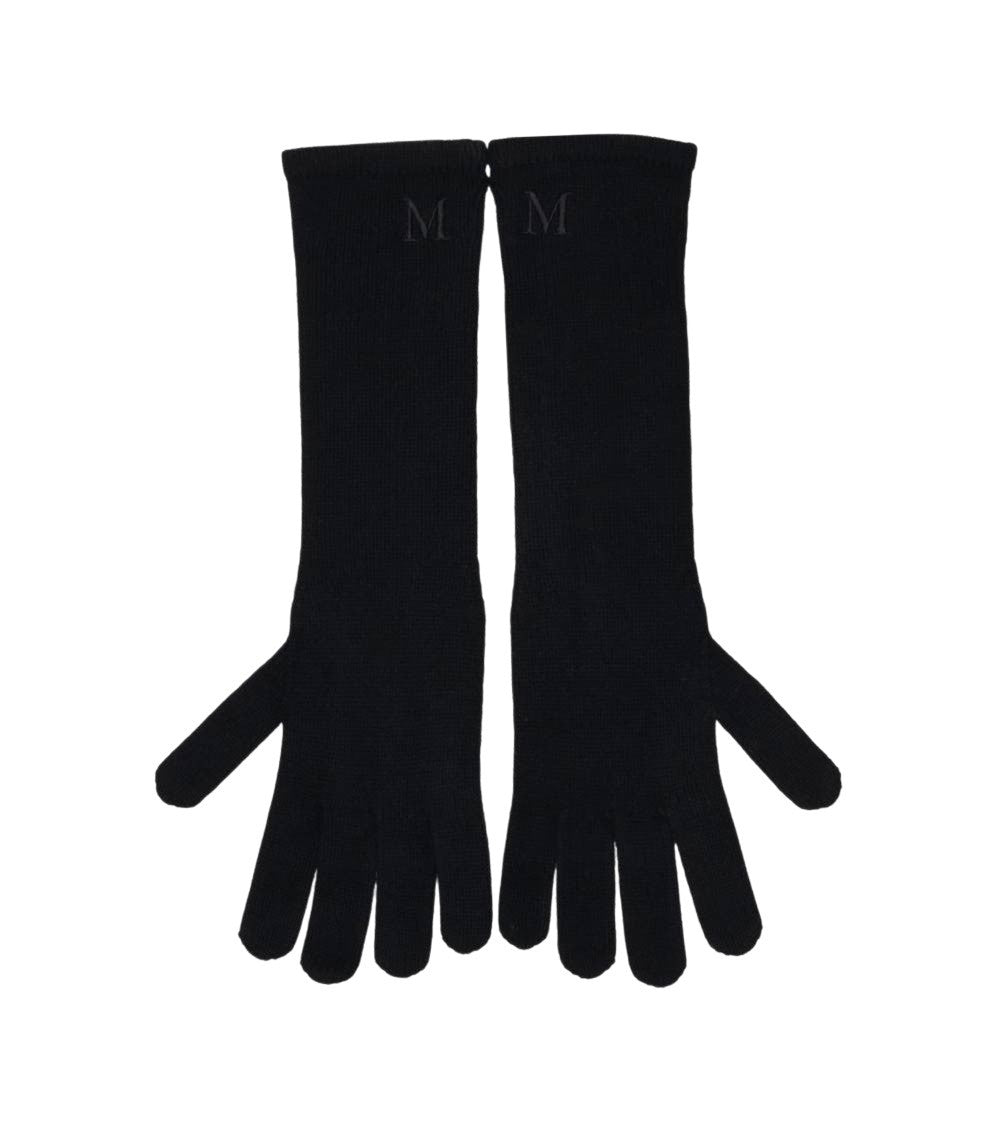 Black Guanti Logo Gloves 1