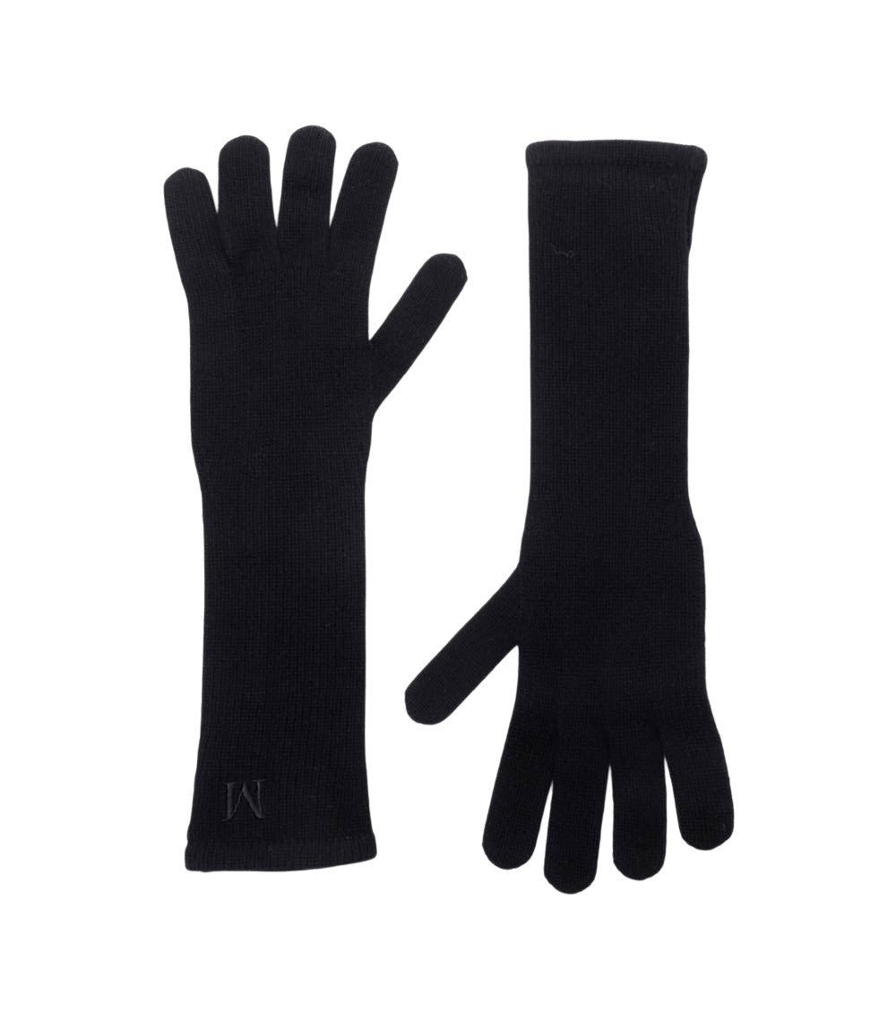Black Guanti Logo Gloves 2