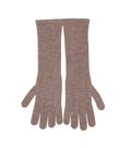Beige Guanti Knitted Gloves 1