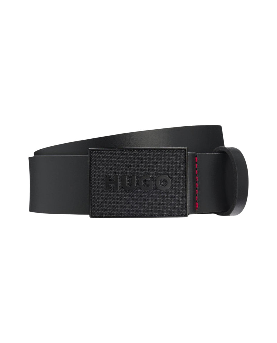 Black Solid Belt 1