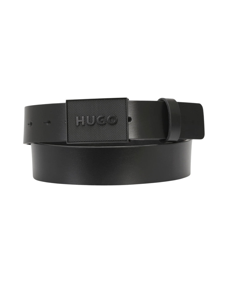 Black Solid Belt 2