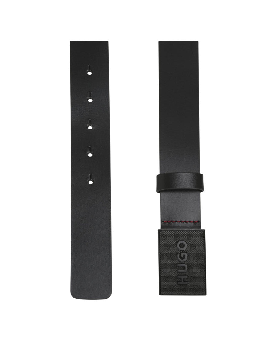 Black Solid Belt 3