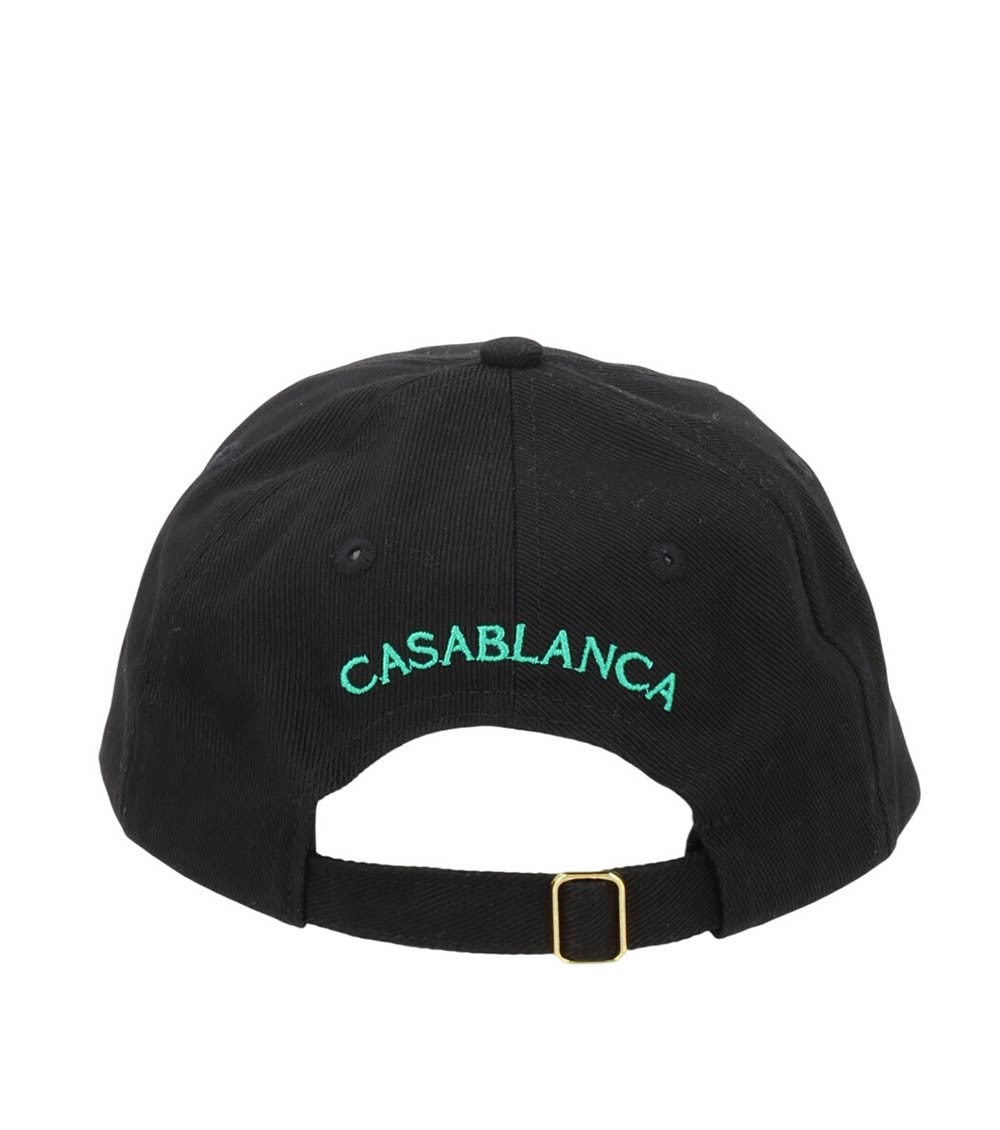 Black Graphic Baseball Cap 2