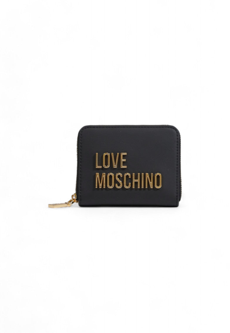 Black Solid Logo Wallet 1