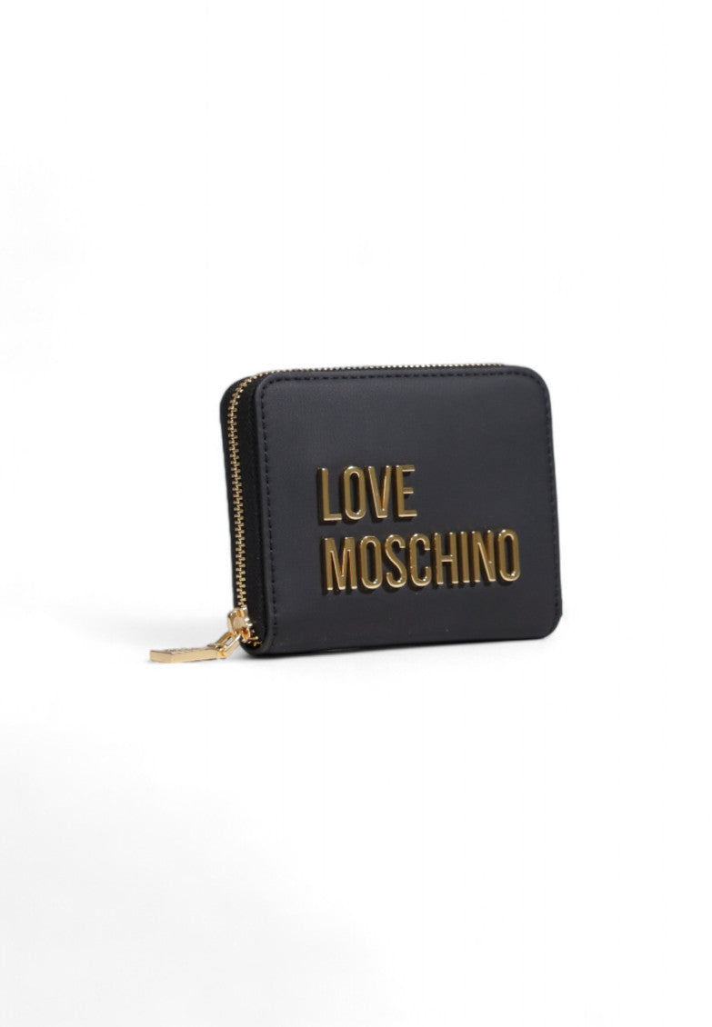 Black Solid Logo Wallet 3