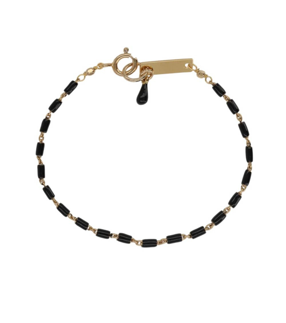Black Beaded Bracelet 2