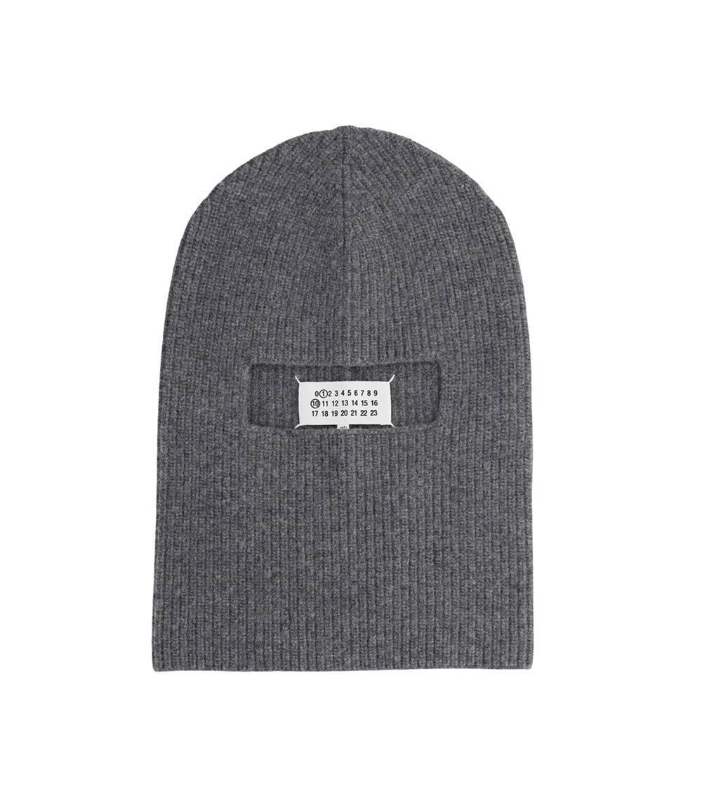 Grey Knitted Beanie Cap 1