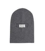 Grey Knitted Beanie Cap 1