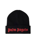 Black Red Logo Beanies Cap 1